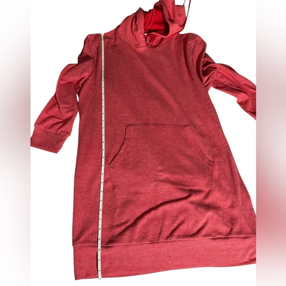 Casual and Lightweight Red Hooded Sweatshirt
Dress, size XL - Picture 8 of 15